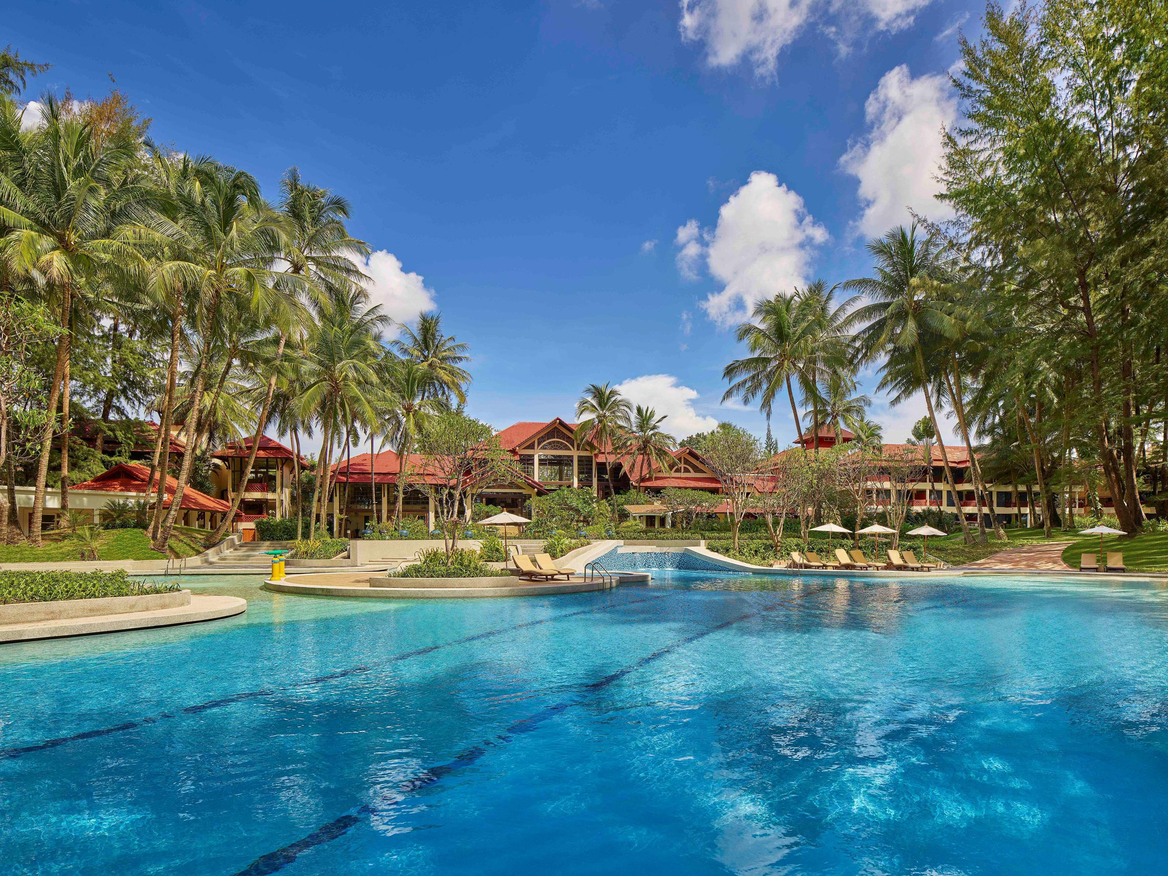 Dusit Thani Laguna Phuket Pláž Exteriér fotografie The pool at the Langkawi Hilton