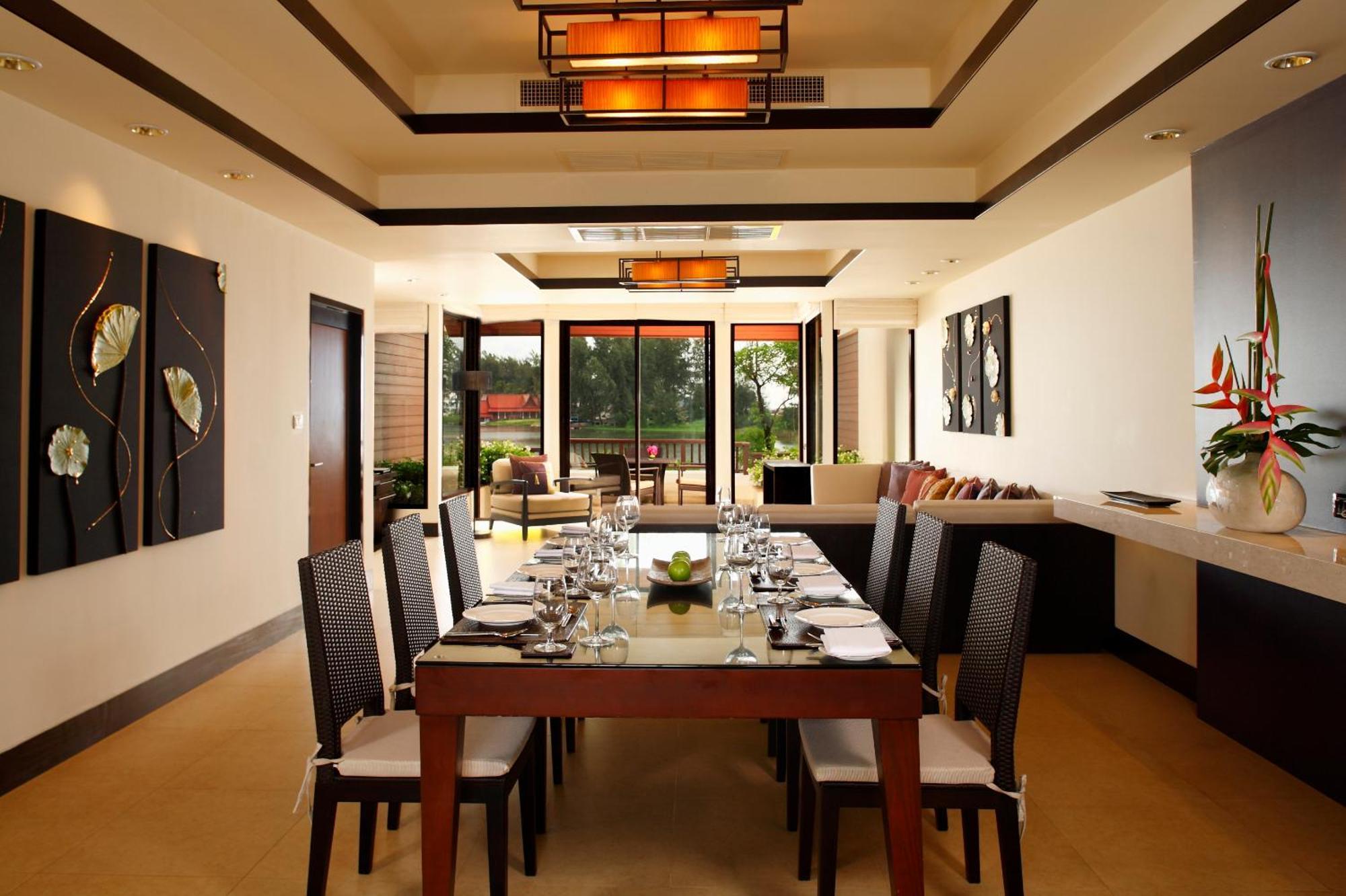 Dusit Thani Laguna Phuket Pláž Exteriér fotografie A dining room