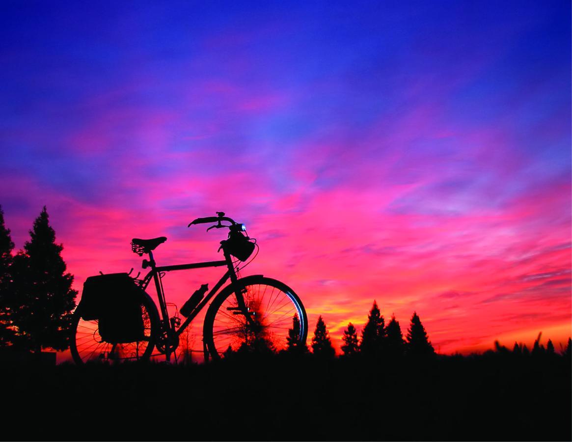 Dusit Thani Laguna Phuket Pláž Exteriér fotografie Bicycle at sunset